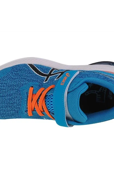 Junior běžecké boty Asics GEL PS - modré s logem