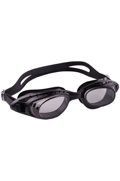 Černé plavecké brýle Crowell Shark