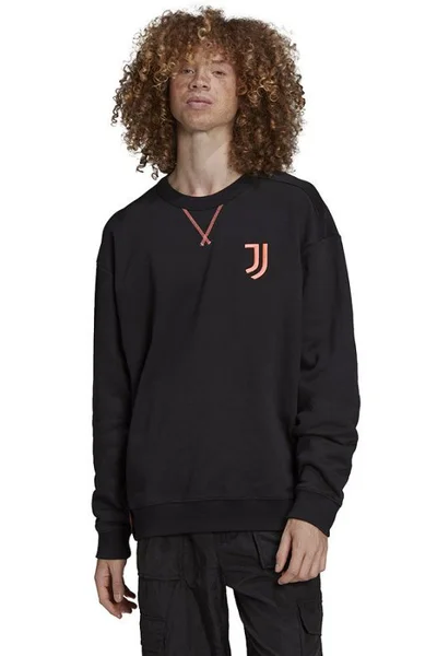 Černá pánská mikina Adidas Juventus CNY Cre M H67143