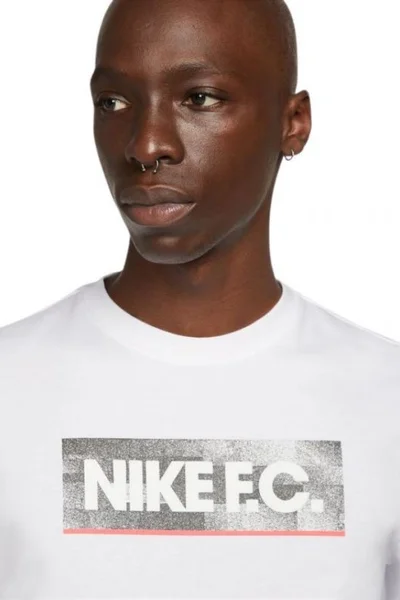 Bílé pánské tričko Nike NK Fc Tee Seasonal Block M DH7444 100