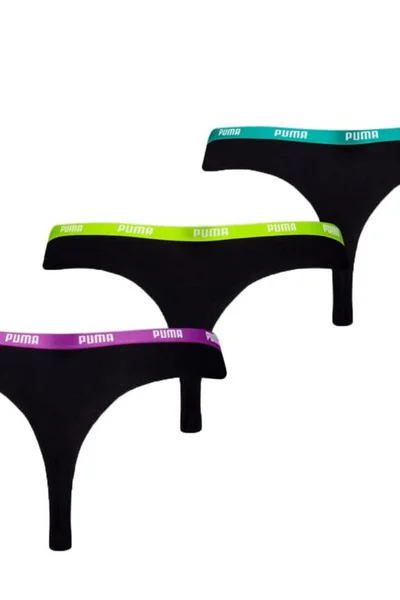 Dámská tanga Puma 3P Pack pro každodenní komfort