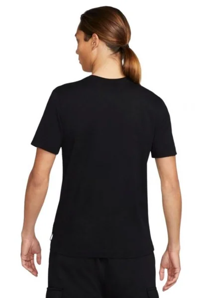 Černé pánské tričko s potiskem Nike NK Fc Tee Seasonal Block M DH7444 010