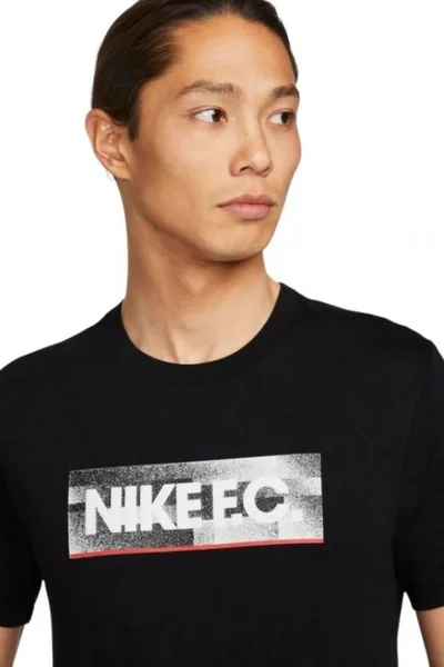 Černé pánské tričko s potiskem Nike NK Fc Tee Seasonal Block M DH7444 010