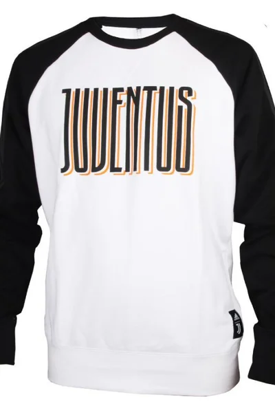 Bílo-černá pánská mikina Adidas Juventus Graphic Crew Sweat M GR2920