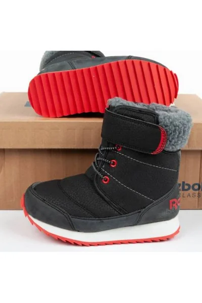 Dětské černé zimní boty sněhule Reebok Snow Prime Jr AR2710