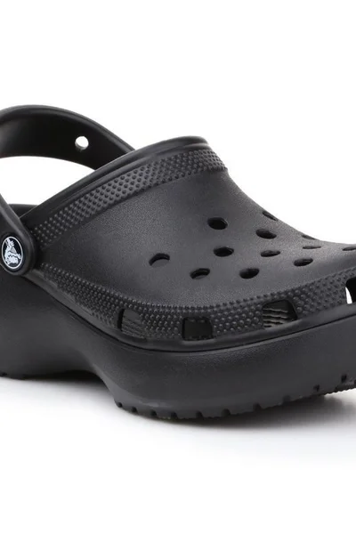 Černé žabky Crocs Classic Platform Clog W