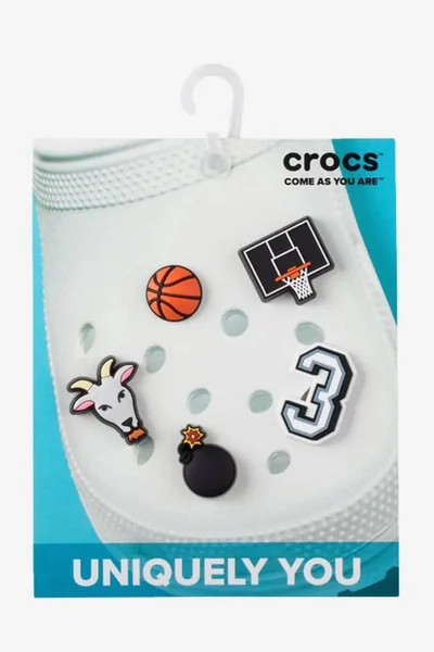 Crocs Jibbitz™ Basketbalová Hvězda Sada 5 Ozdob na Boty