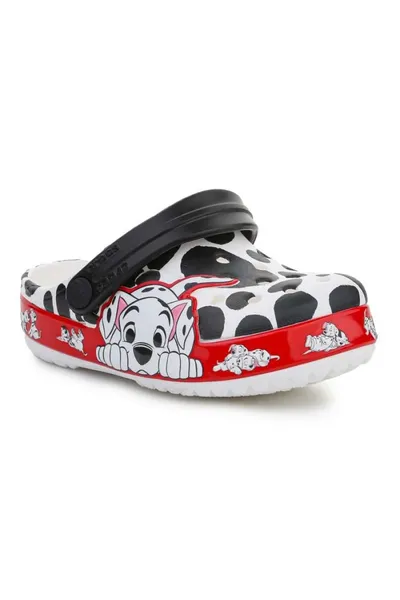 Dětské sandály Crocs FL 101 Dalmatians Kids Clog T 207485-100