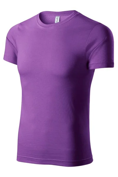 Unisex fialové tričko s měkkou bavlnou Malfini