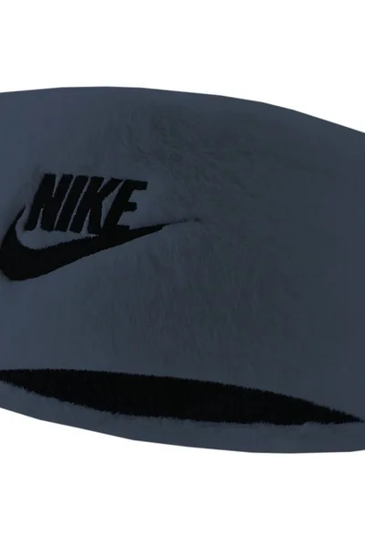 Čelenka Nike W teplá šedá z fleece na trénink