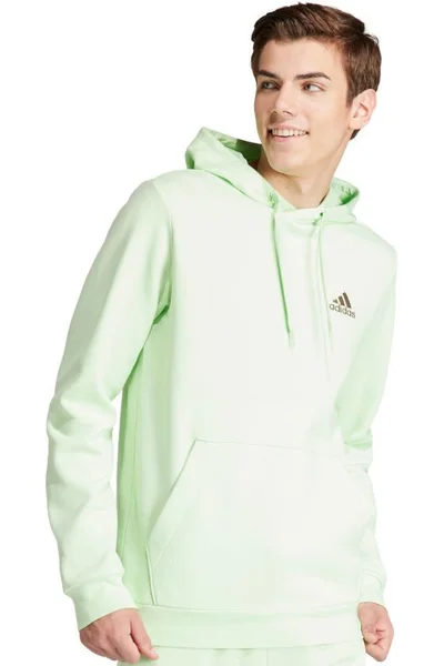 Pánská mikina adidas Essentials Fleece Hoodie zelená