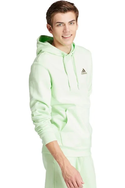 Pánská mikina adidas Essentials Fleece Hoodie zelená