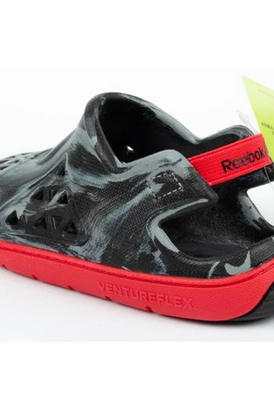 Černo-červené dětské sandály Reebok Ventureflex Jr CM9149