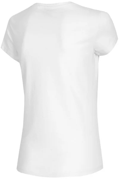 Bílé dámské tričko 4F W H4L21-TSD031 10S