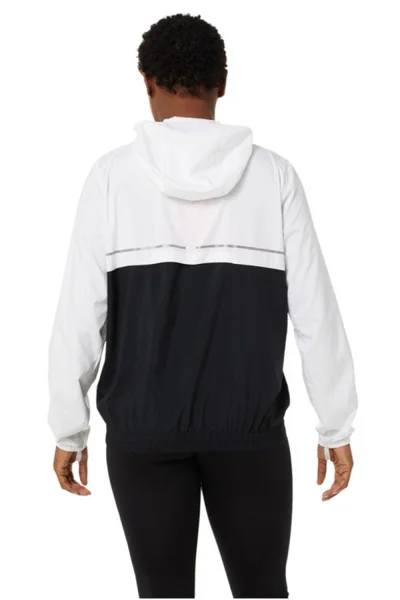 Bílá dámská lehká bunda Asics Lite-Show Jacket W 2012C365-100