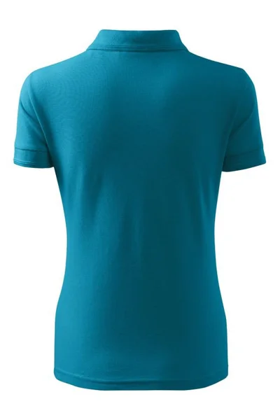 Dámské modré polo tričko Pique Malfini