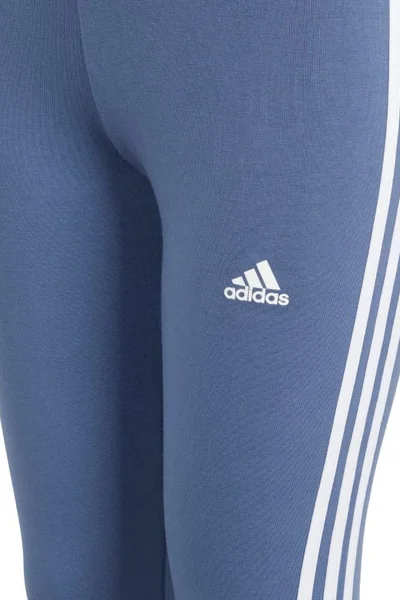 Adidas dětské bavlněné legíny Essentials se třemi pruhy