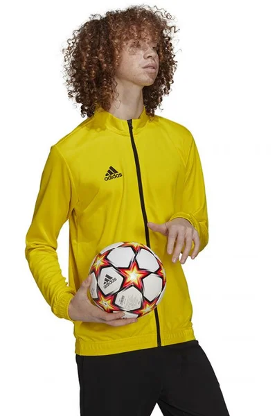 Žlutá pánská mikina Adidas Entrada 22 Track Jacket M HI2134