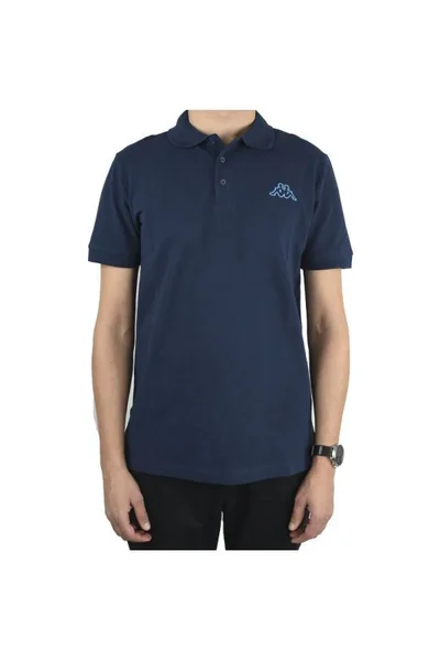 Tmavě modré pánské polotriko Kappa Peleot Polo Shirt M 303173-821