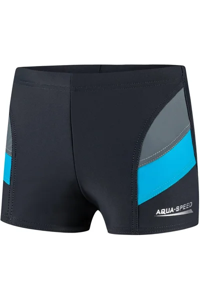 Chlapecké plavecké šortky Aqua-Speed Andy Grey/Blue