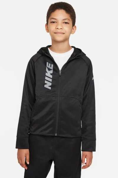 Dětská mikina s kapucí Nike Therma-Fit Jr DD8534 010