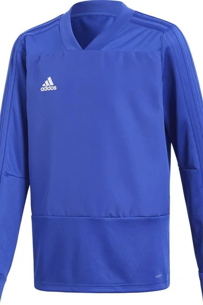 Modrá dětská fotbalová mikina Adidas Condivo 18 Training Top CG0390