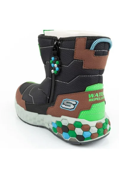 Zimní nepromokavé boty Skechers Mega-Craft se zipem