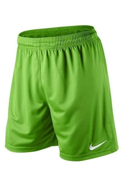 Junior fotbalové kraťasy Nike Park Knit - zelené