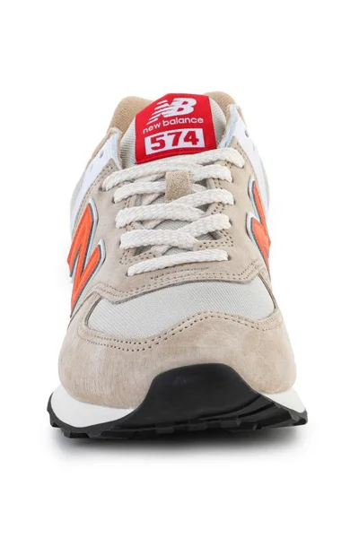 Beige pohodlné unisex boty New Balance U574HBO