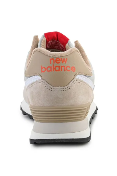 Beige pohodlné unisex boty New Balance U574HBO