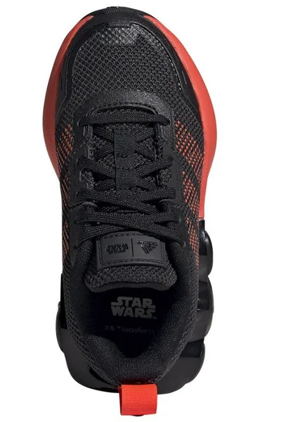 Boty adidas Star Wars pro juniory - černo-červené