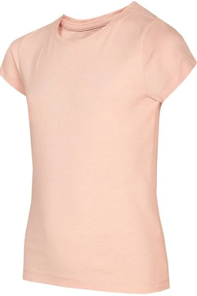 Růžové dětské tričko 4F Jr HJL22-JTSD005 65S