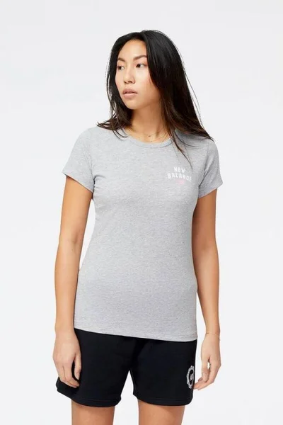 Krátké dámské tričko New Balance s logem