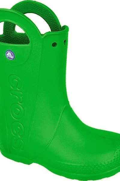 Crocs Dětské Pantofle - Zelené Hravce