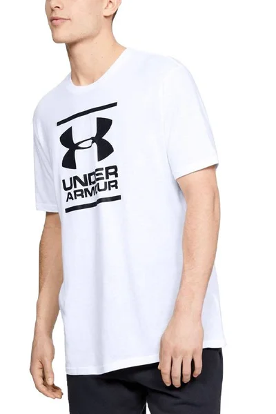 Bílé pánské tričko Under Armour GL Foundation SS Tee M 1326849-100