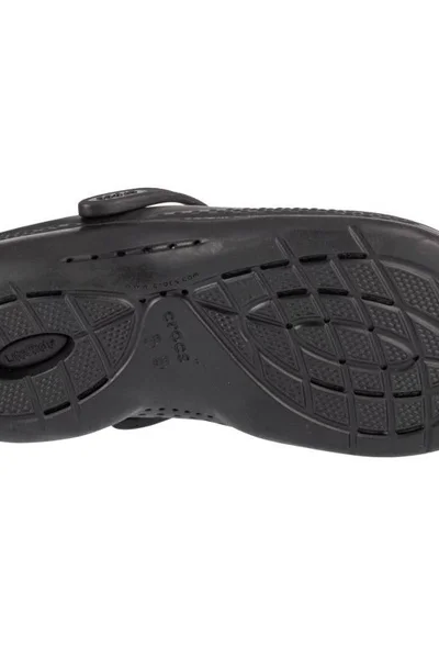 Unisex černé nazouváky Literide Crocs žabky