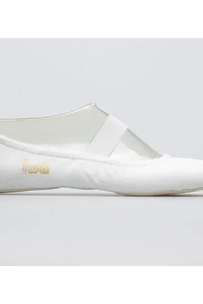 Gymnastická bílá baletní obuv IWA