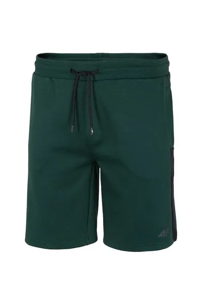 Zelené pánské teplákové šortky 4F M H4L21-SKMD010 40S