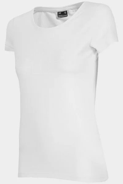 Bílé dámské tričko 4F W H4L22-TSD353 10S
