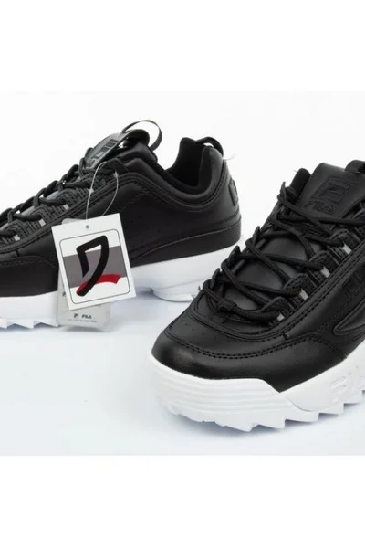 Černé dámské boty Fila Disruptor II Premium W 105 013