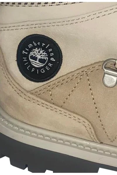 Timberland x Hilfiger Dámské Nepromokavé Kotníkové Boty Béžové