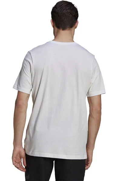 Bílé tričko Adidas pro muže