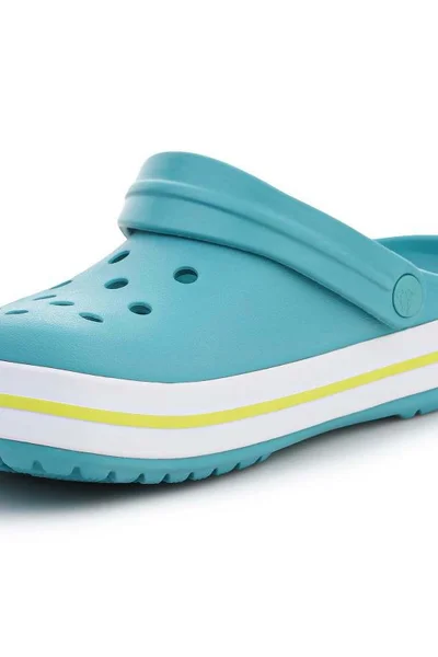 Lehké tyrkysové dámské žabky Crocs