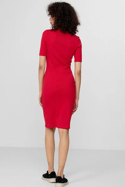 Červené dámské šaty 4F W H4L22-SUDD012 62S