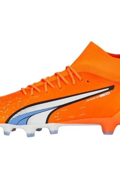 Fotbalové Kopačky Puma UltraPro Supercharge oranžové