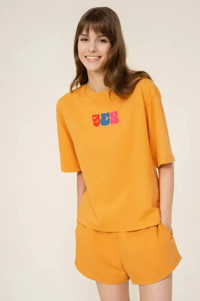 Bavlněné tričko pro ženy - Outhorn