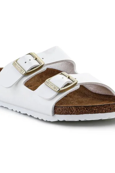 Dětské žabky Birkenstock Arizona Patent White