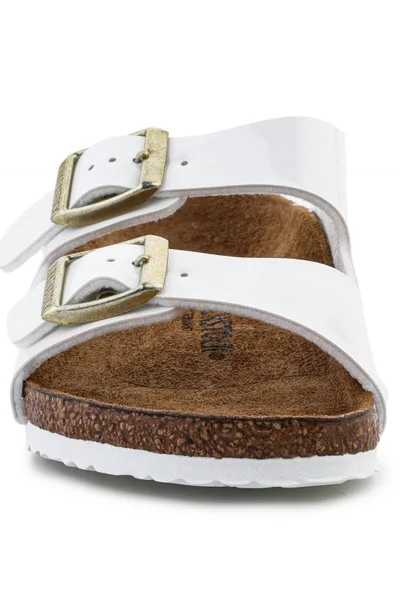 Dětské žabky Birkenstock Arizona Patent White