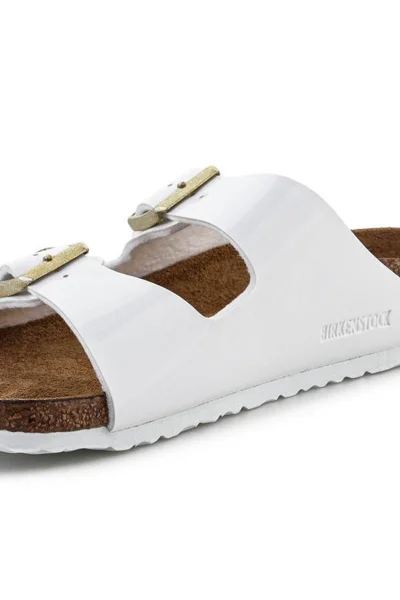 Dětské žabky Birkenstock Arizona Patent White