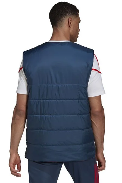 Tmavě modrá pánská vesta Adidas Bayern Pad Vest M HG1132